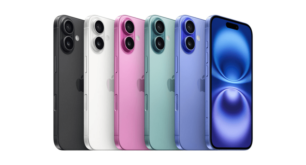 Iphone 16 e 16 Plus Cores