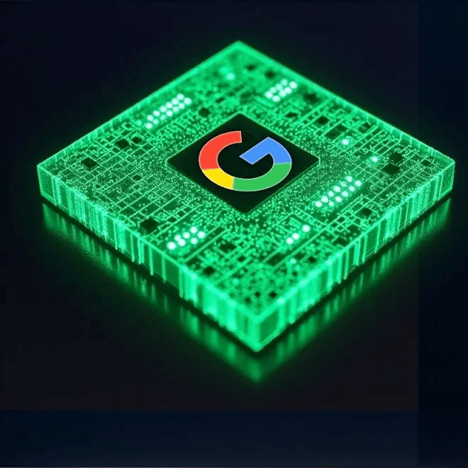chip usado no Google quantum AI, imagem ilustrativa